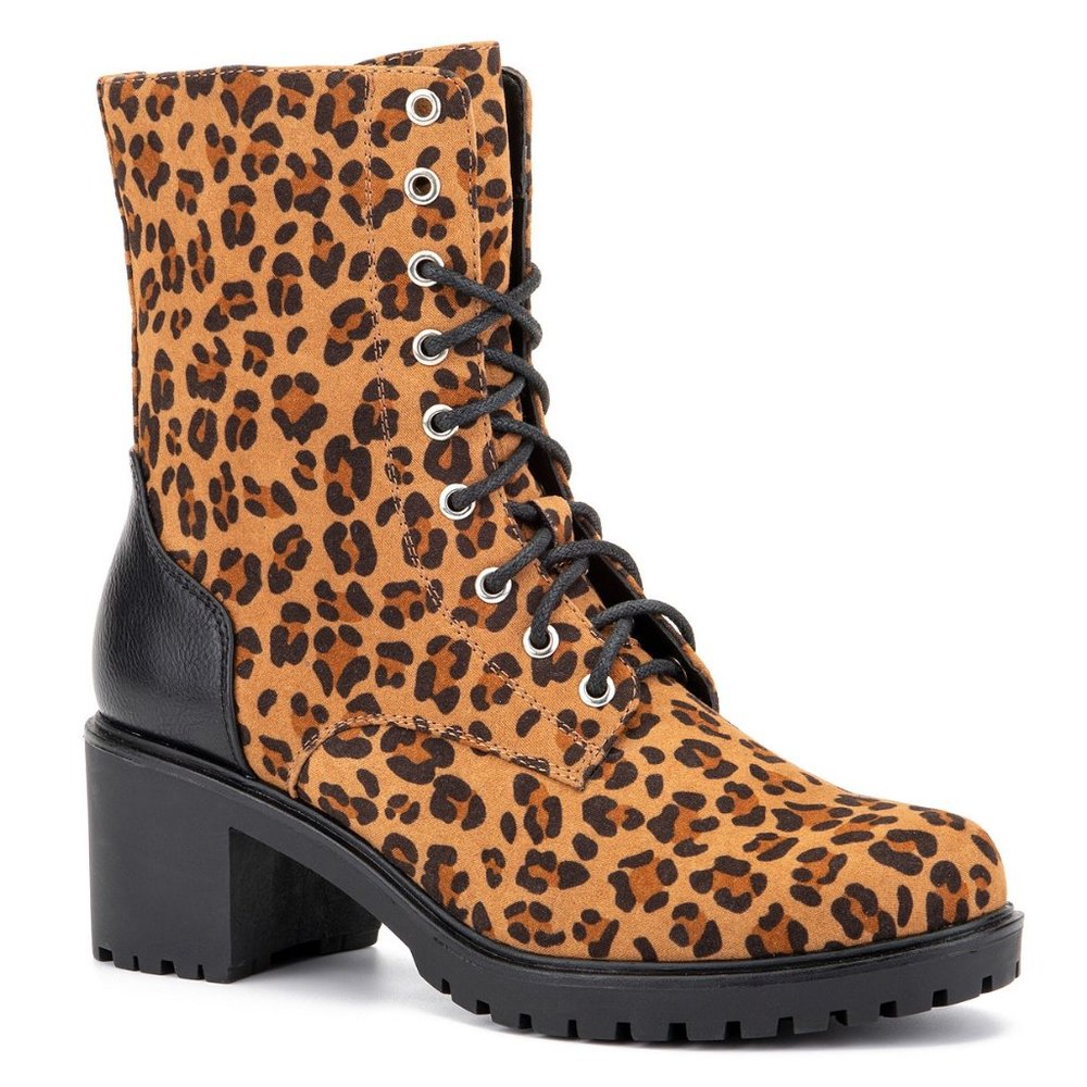Olivia Miller Joyride' Lug Sole Combat Boots - Picture 1 of 5